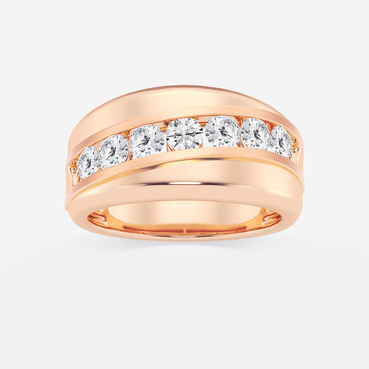 1 ctw Round Lab Grown Diamond Nine-Stone Wedding Band