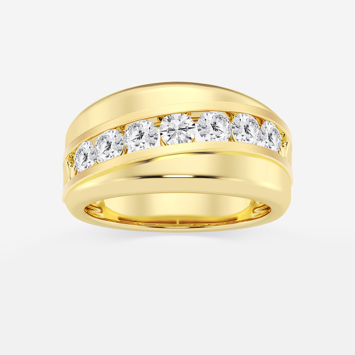 1 ctw Round Lab Grown Diamond Nine-Stone Wedding Band