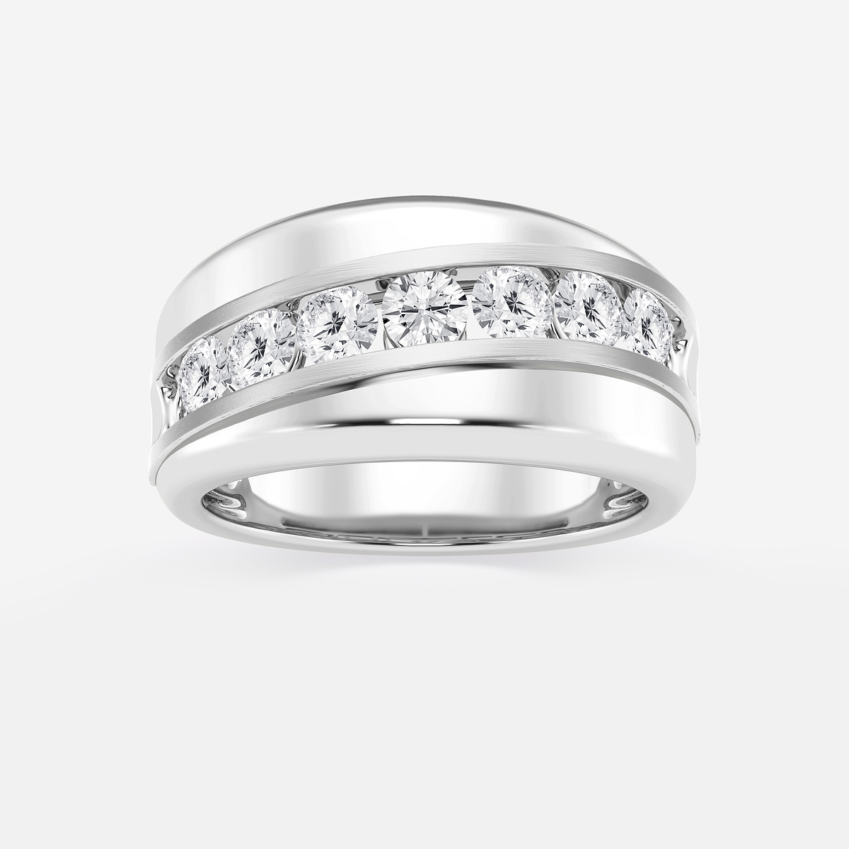 1 1/2 ctw Round Lab Grown Diamond Nine-Stone Wedding Band