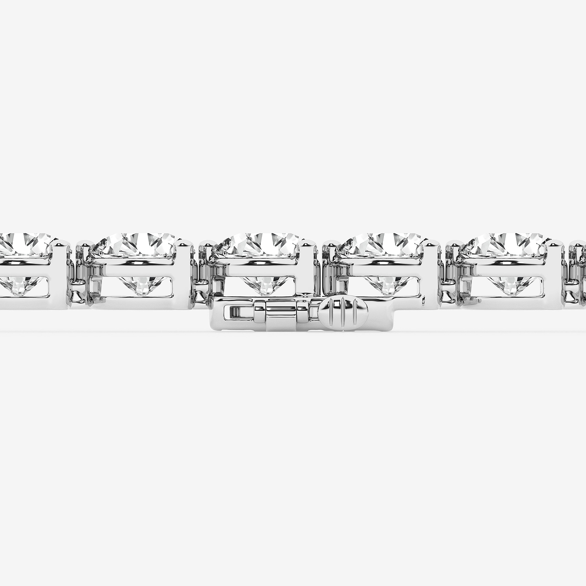 Additional Image 2 for  30 ctw Round Lab Grown Diamond Three Prong Tennis Bracelet - 8 Inches