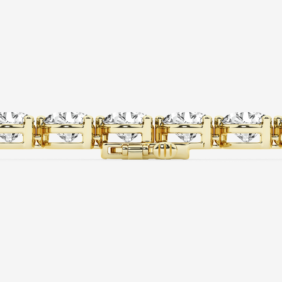 Additional Image 2 for  30 ctw Round Lab Grown Diamond Three Prong Tennis Bracelet - 8 Inches