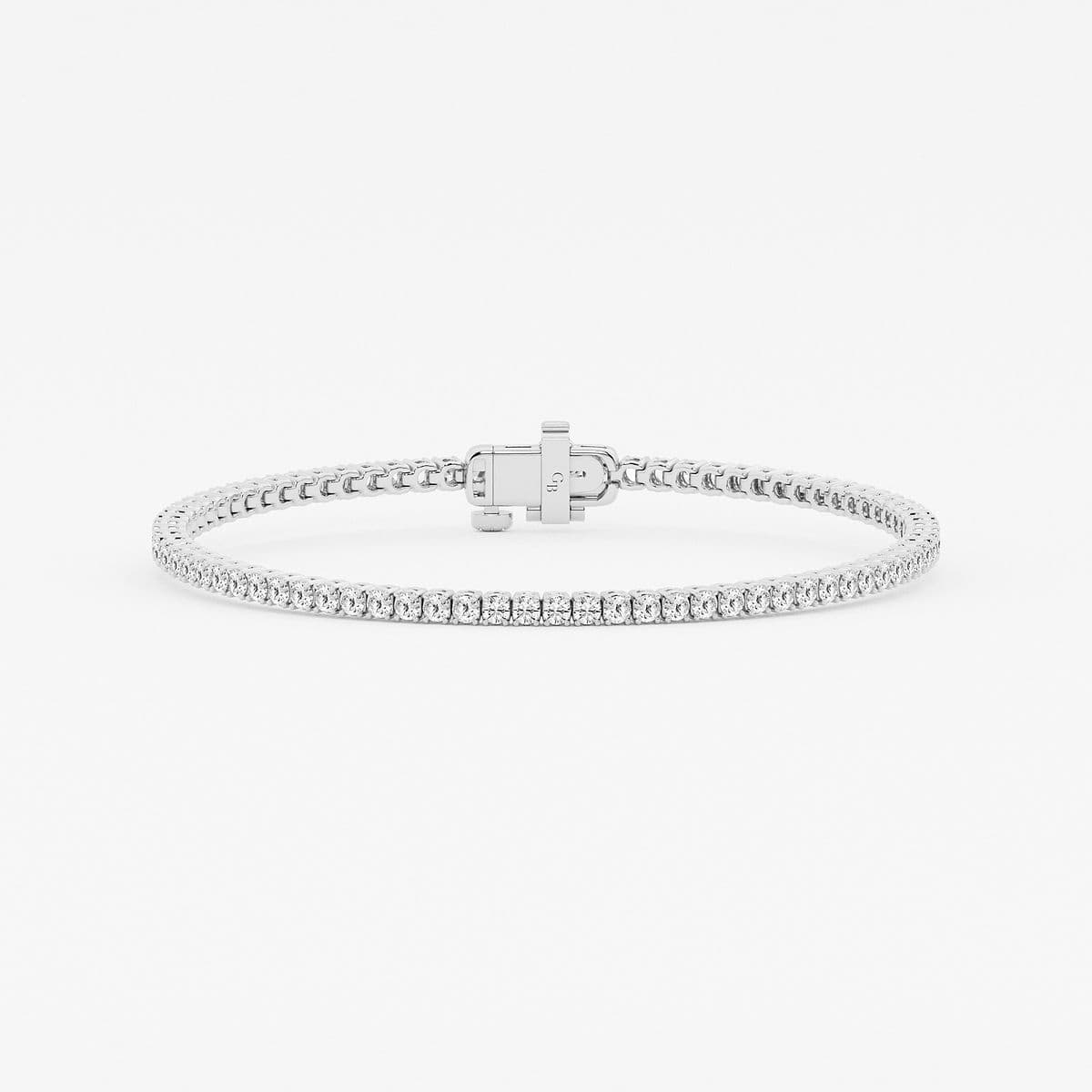 2 ctw Round Lab Grown Diamond Petite Tennis Bracelet - 7 Inches