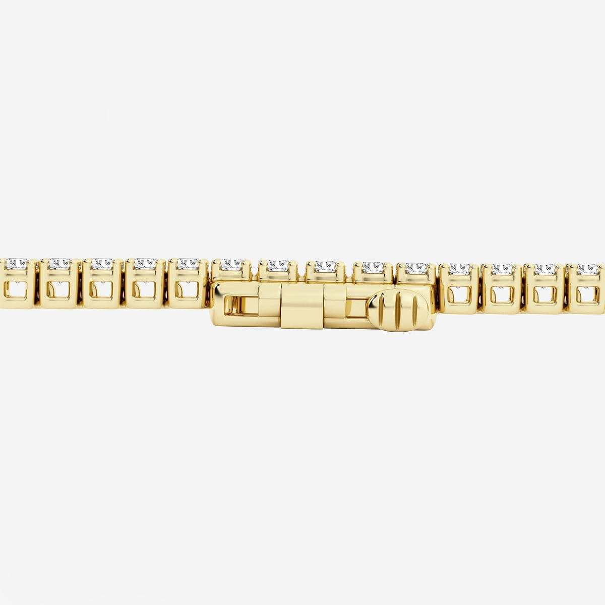 2 ctw Round Lab Grown Diamond Petite Tennis Bracelet - 7 Inches 14K Yellow Gold, FG, VS2+