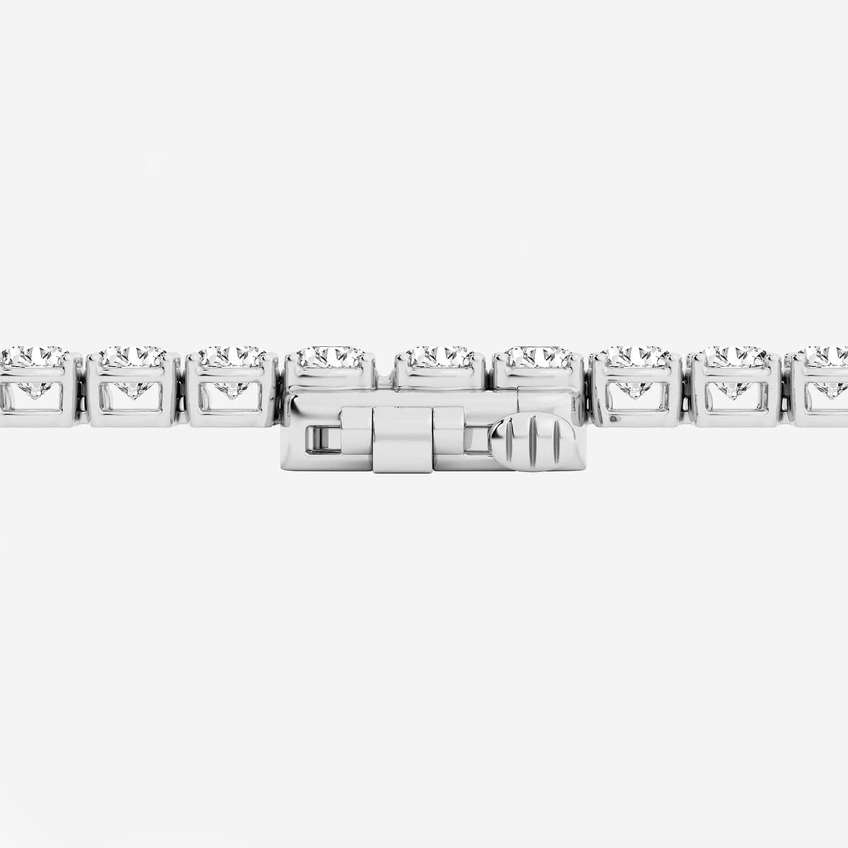 4 ctw Round Lab Grown Diamond Petite Tennis Bracelet - 8 Inches
