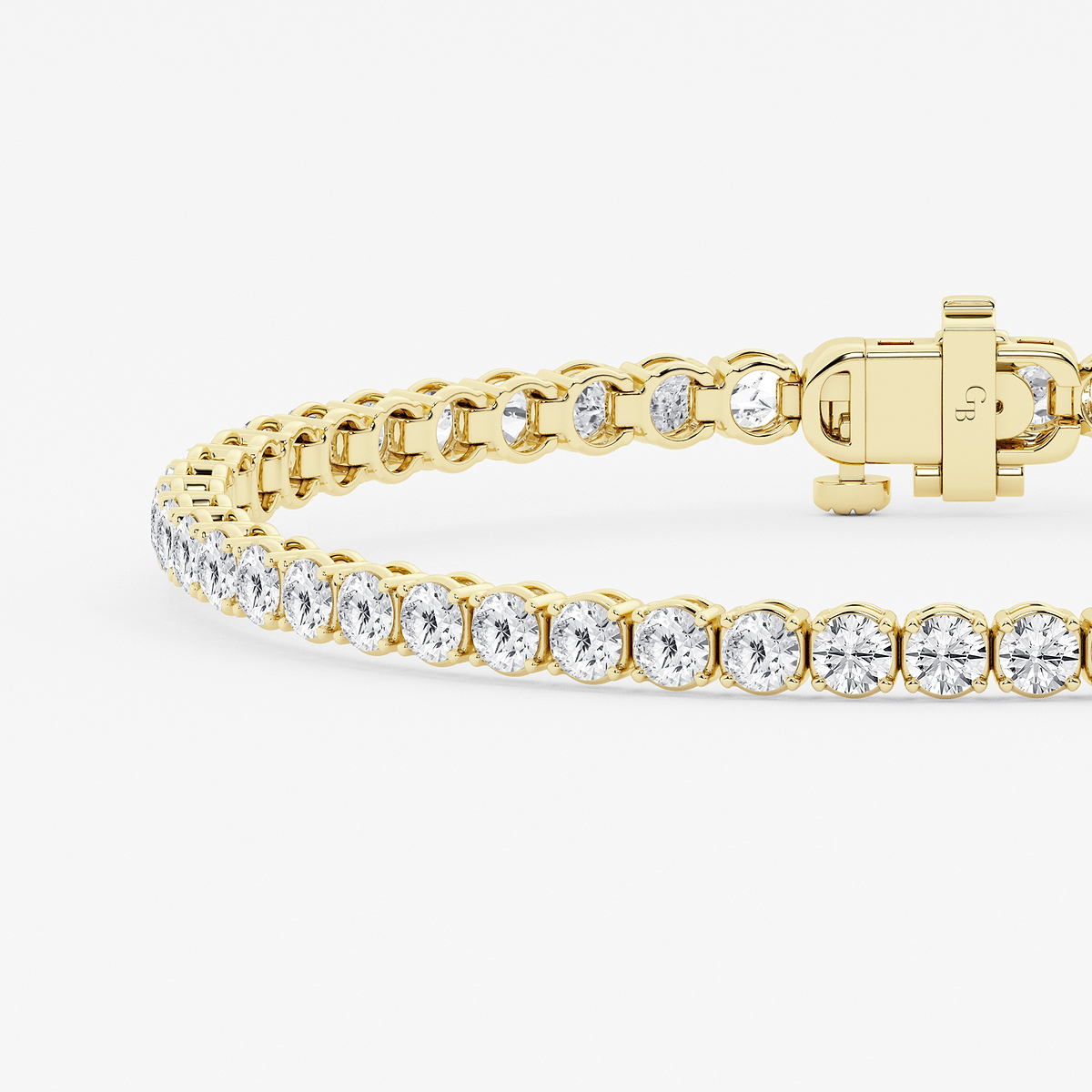 Additional Image 1 for  4 ctw Round Lab Grown Diamond Petite Tennis Bracelet - 7 Inches