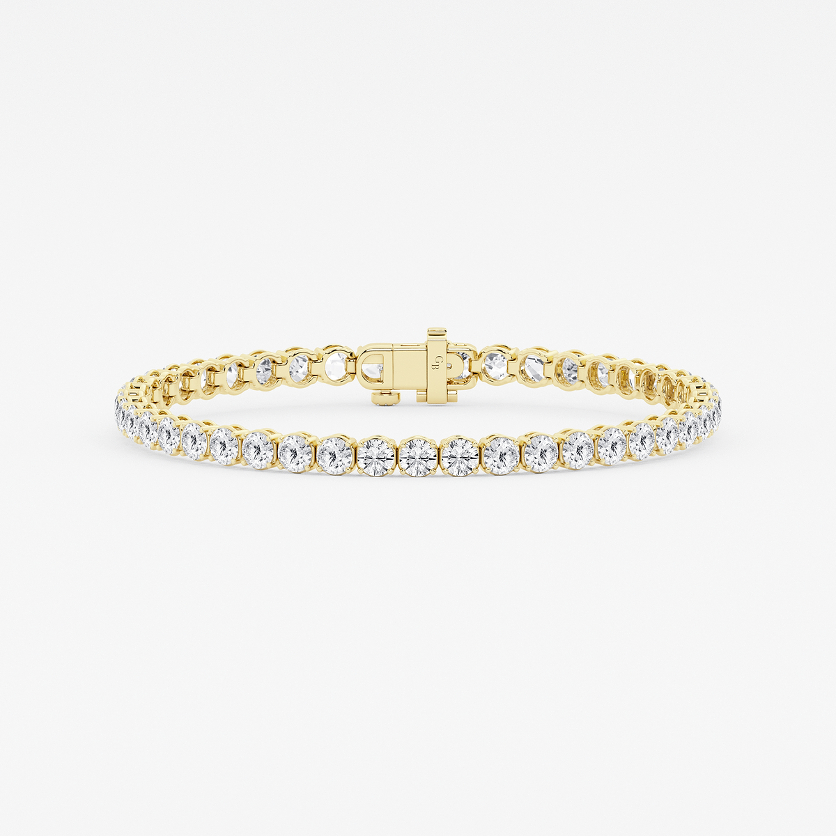 7 ctw Round Lab Grown Diamond Petite Tennis Bracelet - 8 Inches