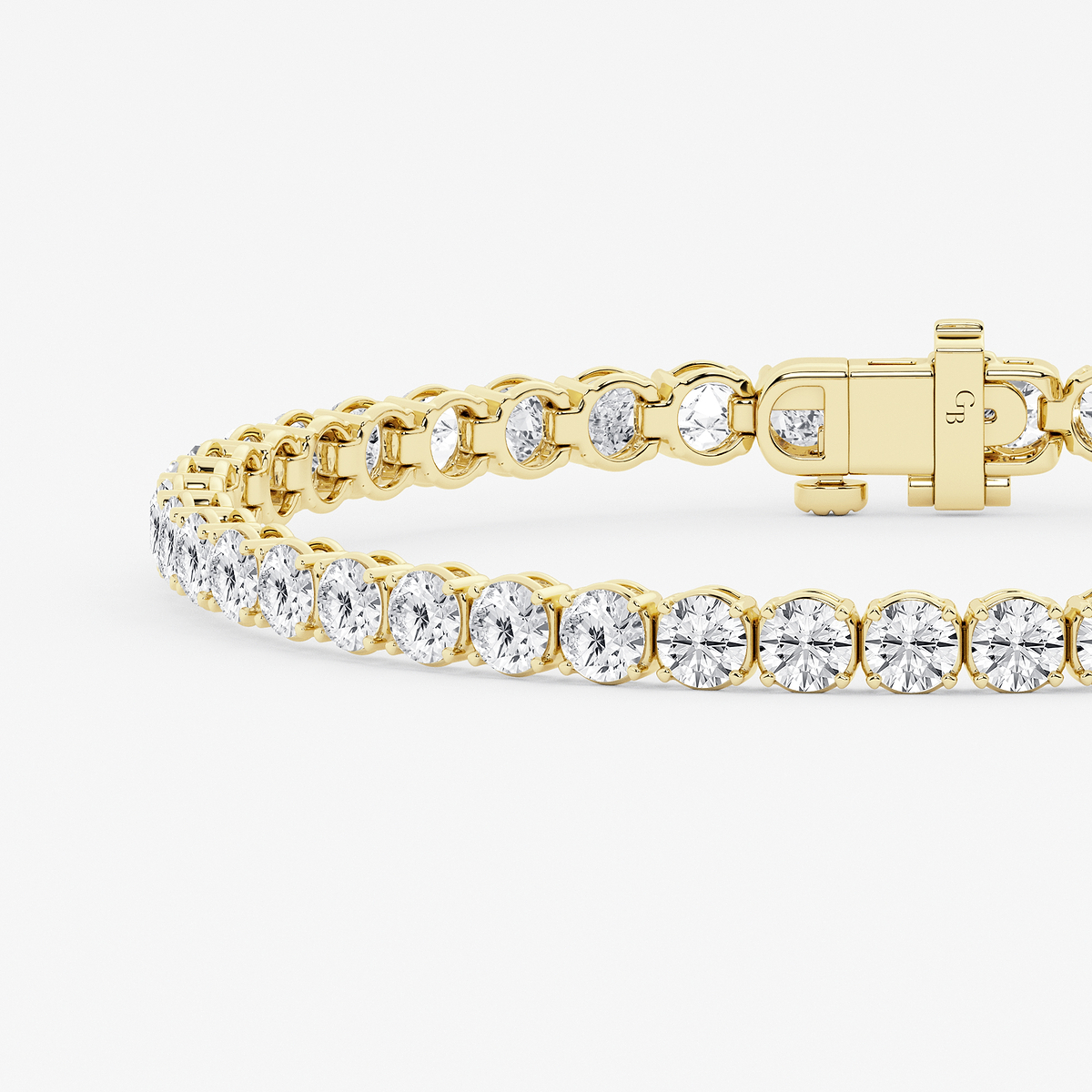 Additional Image 1 for  7 ctw Round Lab Grown Diamond Petite Tennis Bracelet - 8 Inches