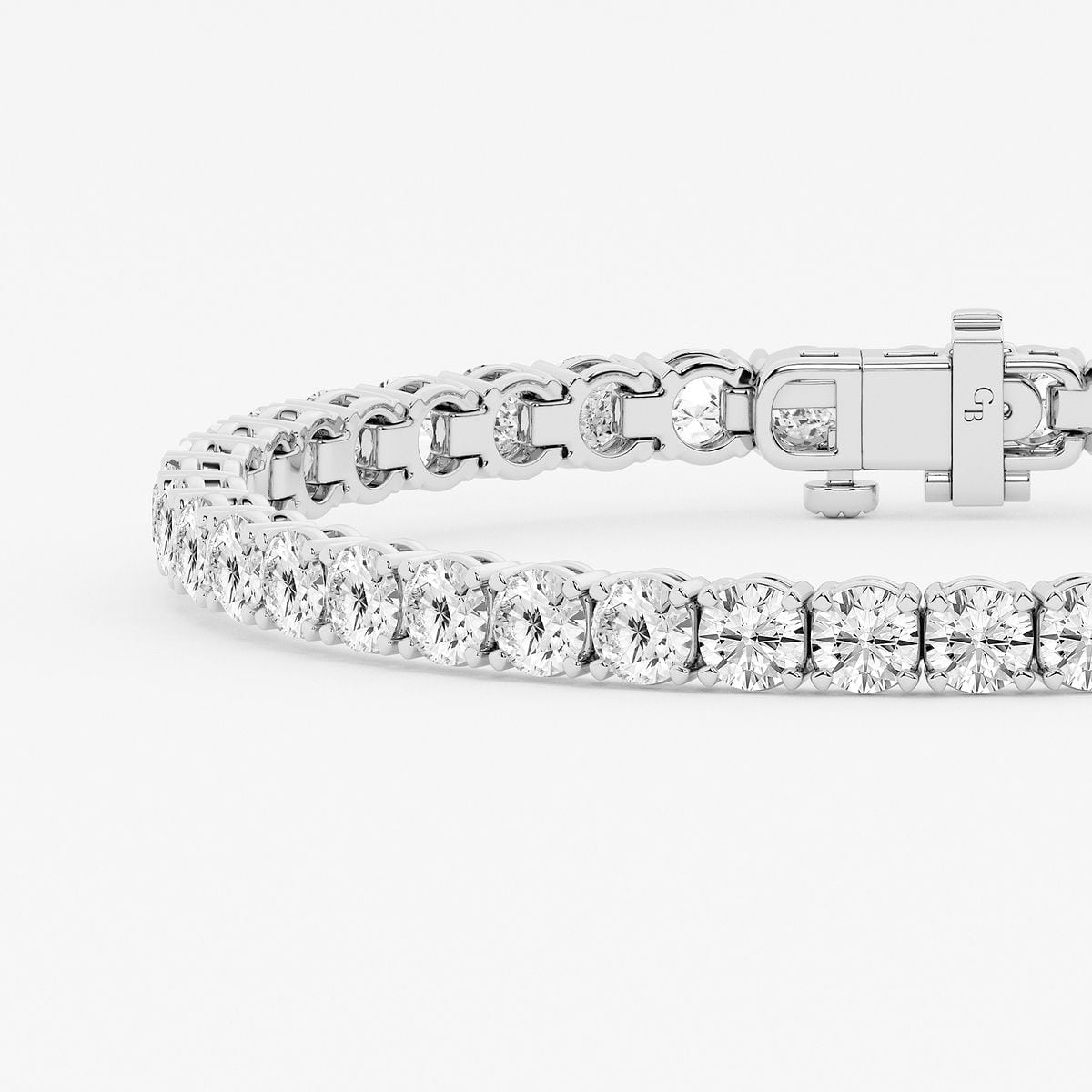 Additional Image 1 for  10 ctw Round Lab Grown Diamond Petite Tennis Bracelet - 7 Inches