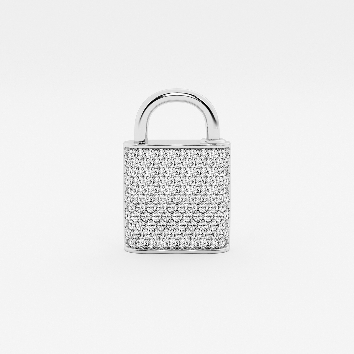 Additional Image 2 for  2 1/2 ctw Round Lab Grown Diamond Pave Lock Bracelet