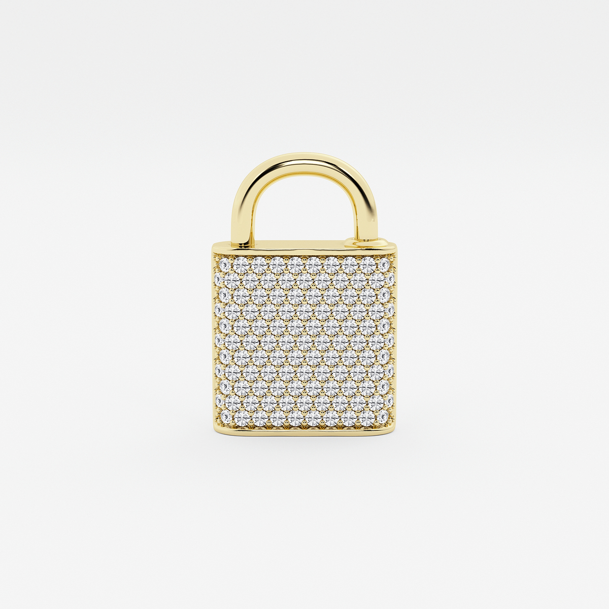 Additional Image 2 for  2 1/2 ctw Round Lab Grown Diamond Pave Lock Bracelet