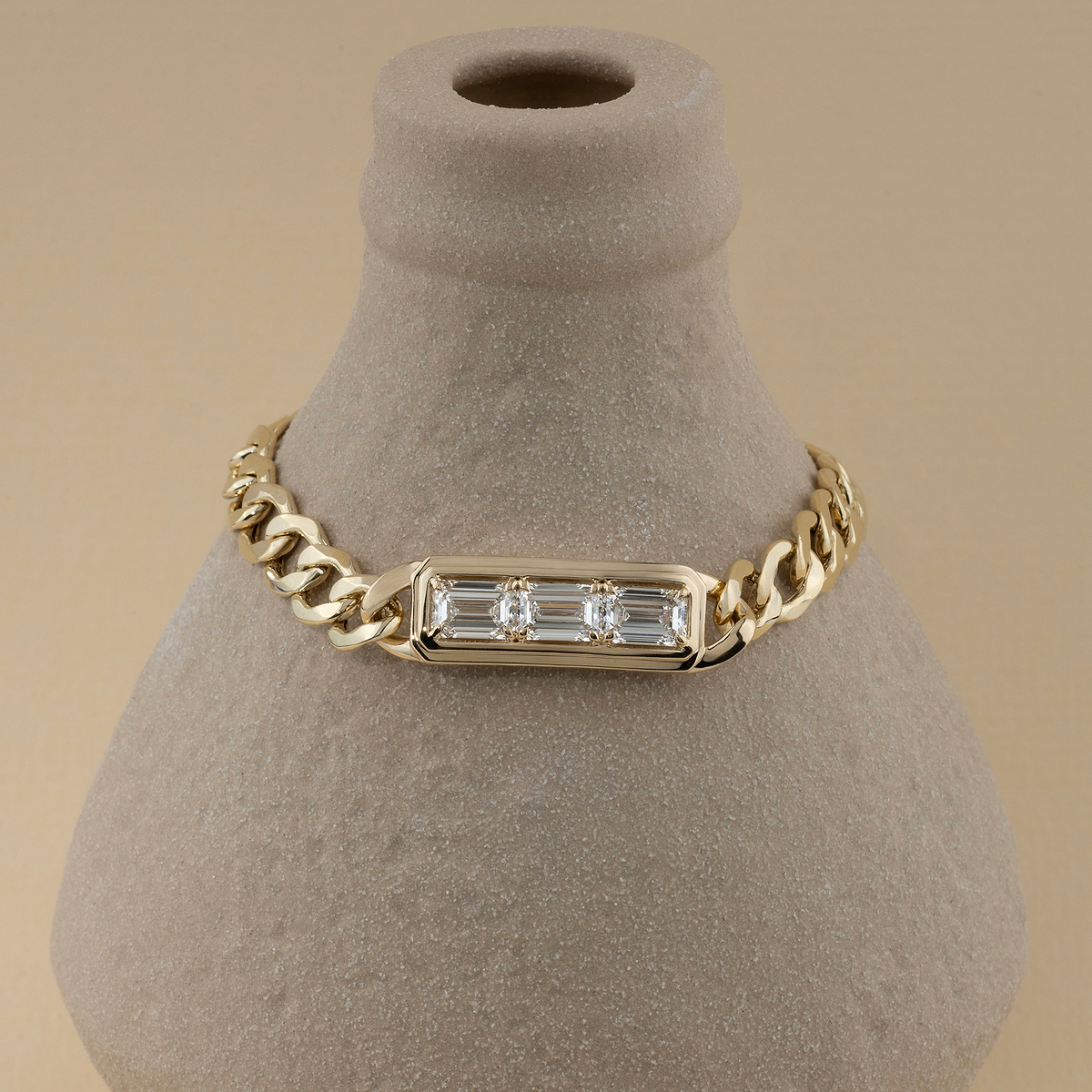 3 ctw Emerald Lab Grown Diamond Bracelet - 7 Inches