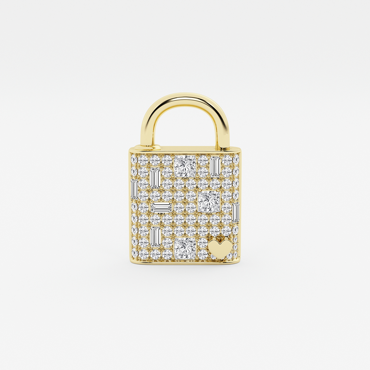 Additional Image 1 for  3 1/2 ctw Round & Baguette Lab Grown Diamond Scatter Lock Bracelet