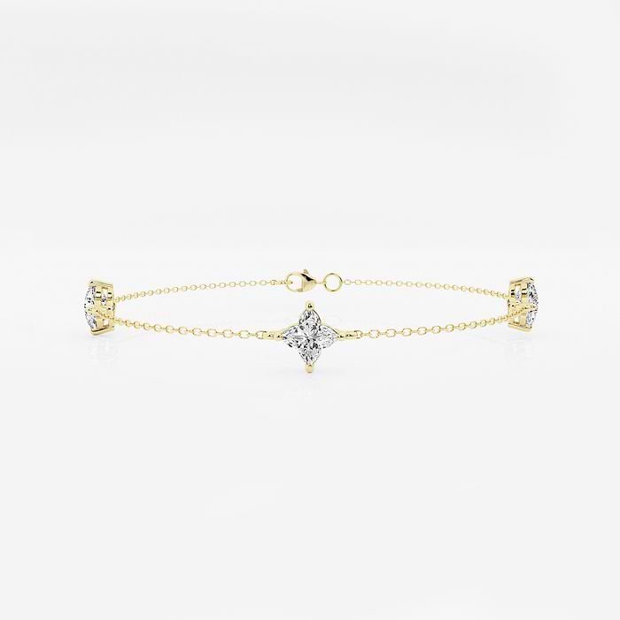 Muse - Three Station Floral Cut Bracelet