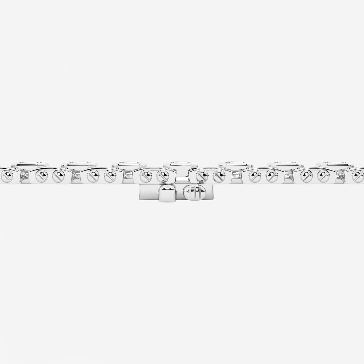 Additional Image 2 for  12 7/8 ctw Asscher and Round Lab Grown Diamond Link Bracelet