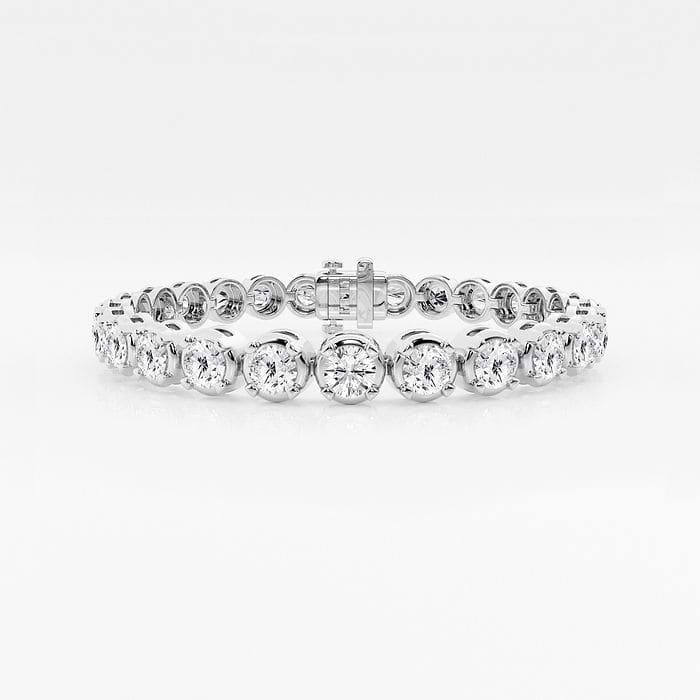 Round Four Prong Tennis Bracelet