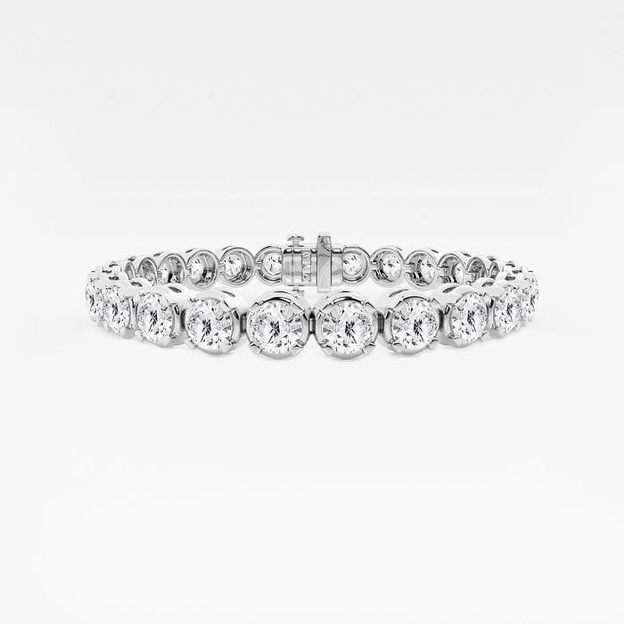 Round Four Prong Tennis Bracelet