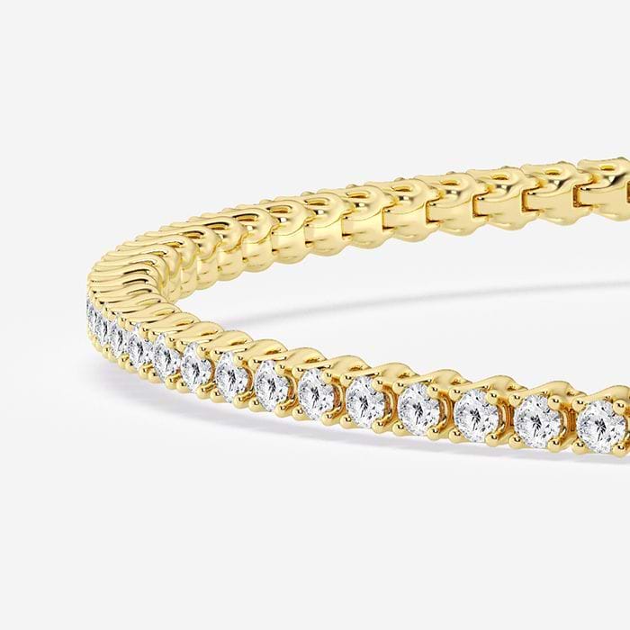 Tulip Prong Round Tennis Bracelet