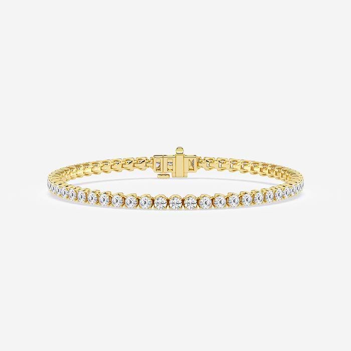 Tulip Prong Round Tennis Bracelet
