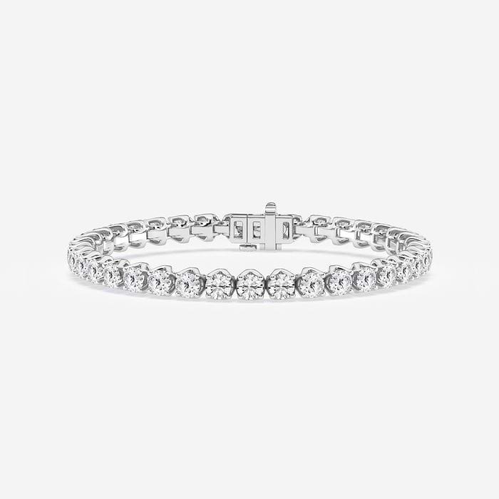 Tulip Prong Round Tennis Bracelet