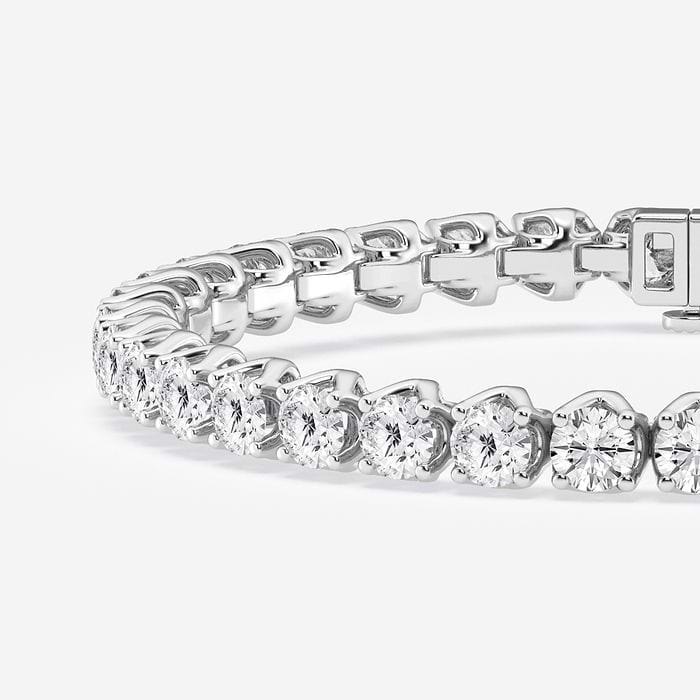 Tulip Prong Round Tennis Bracelet