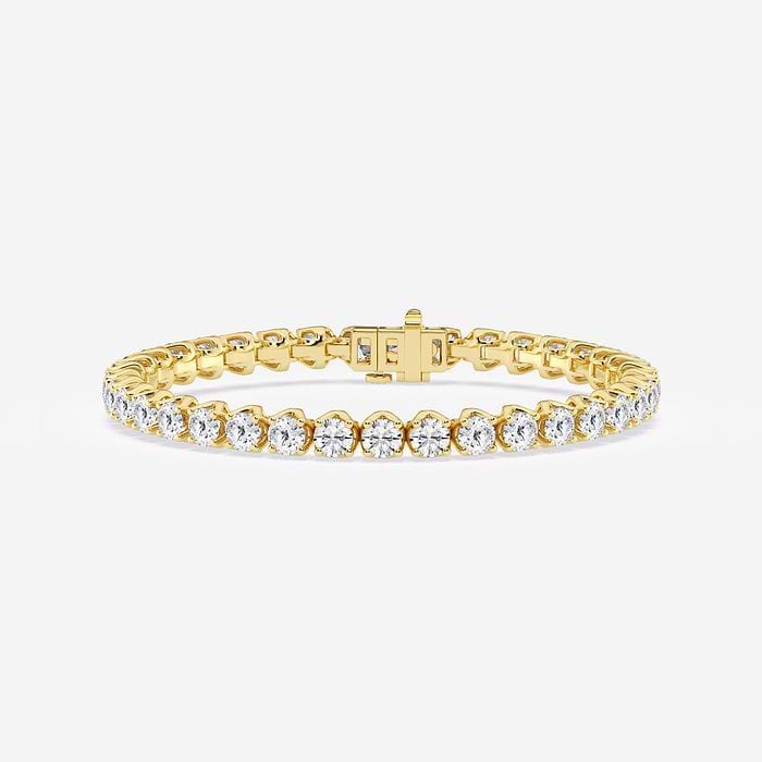 Tulip Prong Round Tennis Bracelet