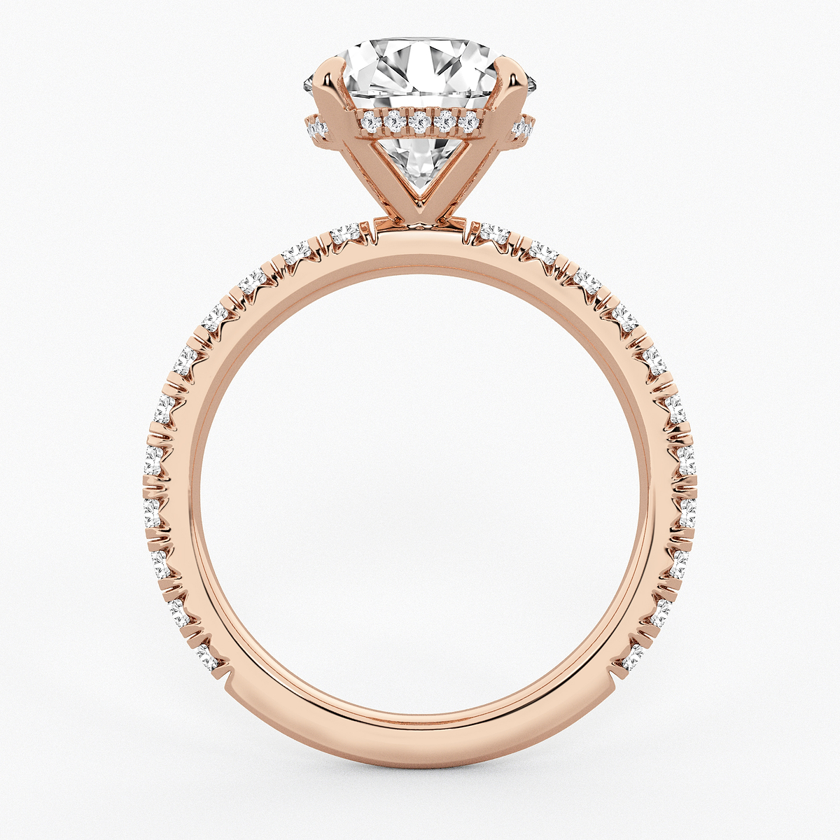 Additional Image 1 for  4 1/3 ctw Round Lab Grown Diamond Bridal Set