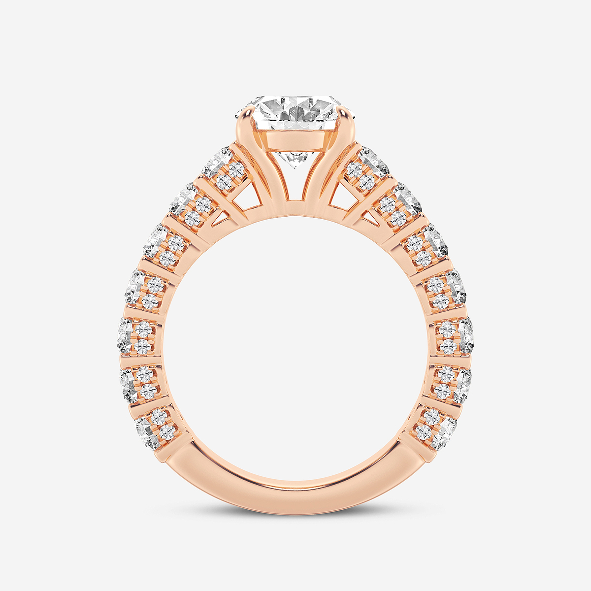 Additional Image 1 for  6 1/6 ctw Oval Lab Grown Diamond Bridal Set