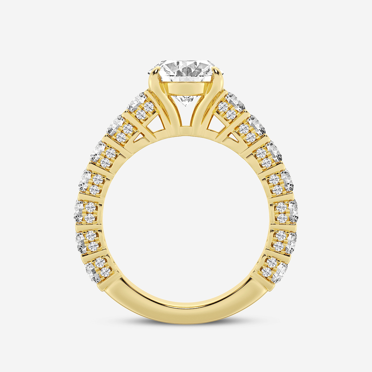Additional Image 1 for  6 1/6 ctw Oval Lab Grown Diamond Bridal Set