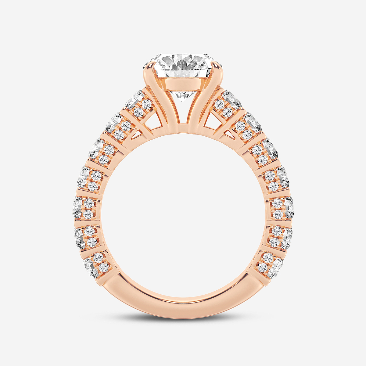 Additional Image 1 for  6 2/3 ctw Oval Lab Grown Diamond Bridal Set