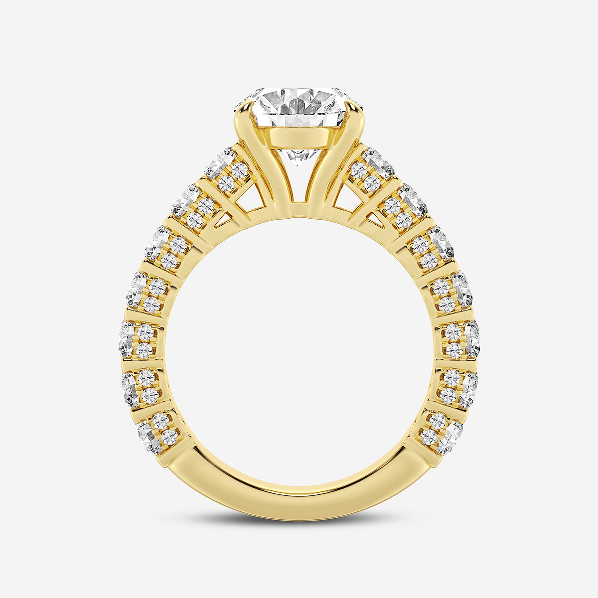 Additional Image 1 for  6 2/3 ctw Oval Lab Grown Diamond Bridal Set