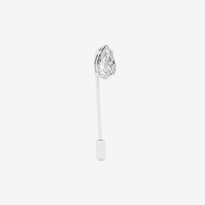 Pear Solitaire Lapel Pin
