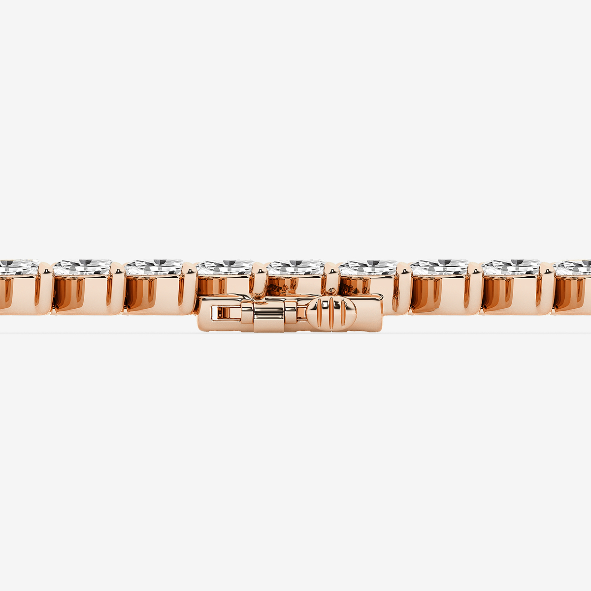 Additional Image 2 for  15 ctw Marquise Lab Grown Diamond Diagonal Tennis Bracelet - 6 Inches