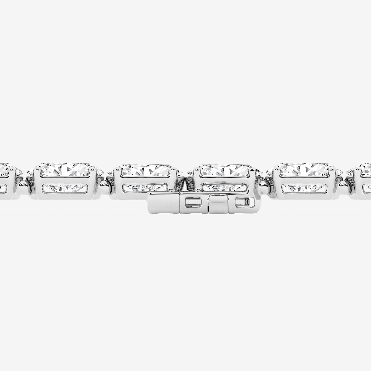 Additional Image 2 for  20 ctw Oval Lab Grown Diamond East-West Tennis Bracelet - 8 Inches