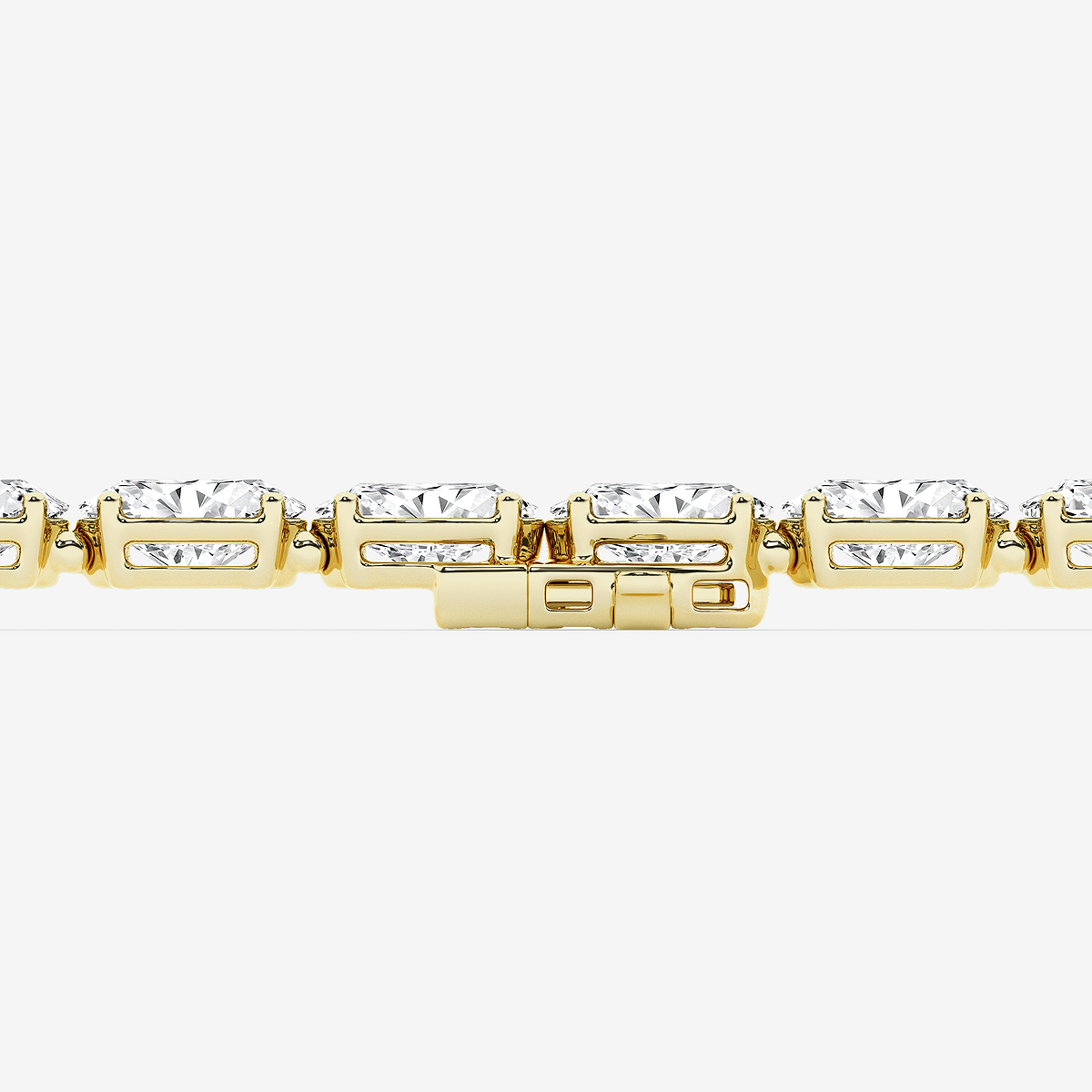 Additional Image 2 for  15 ctw Oval Lab Grown Diamond East-West Tennis Bracelet - 8 Inches