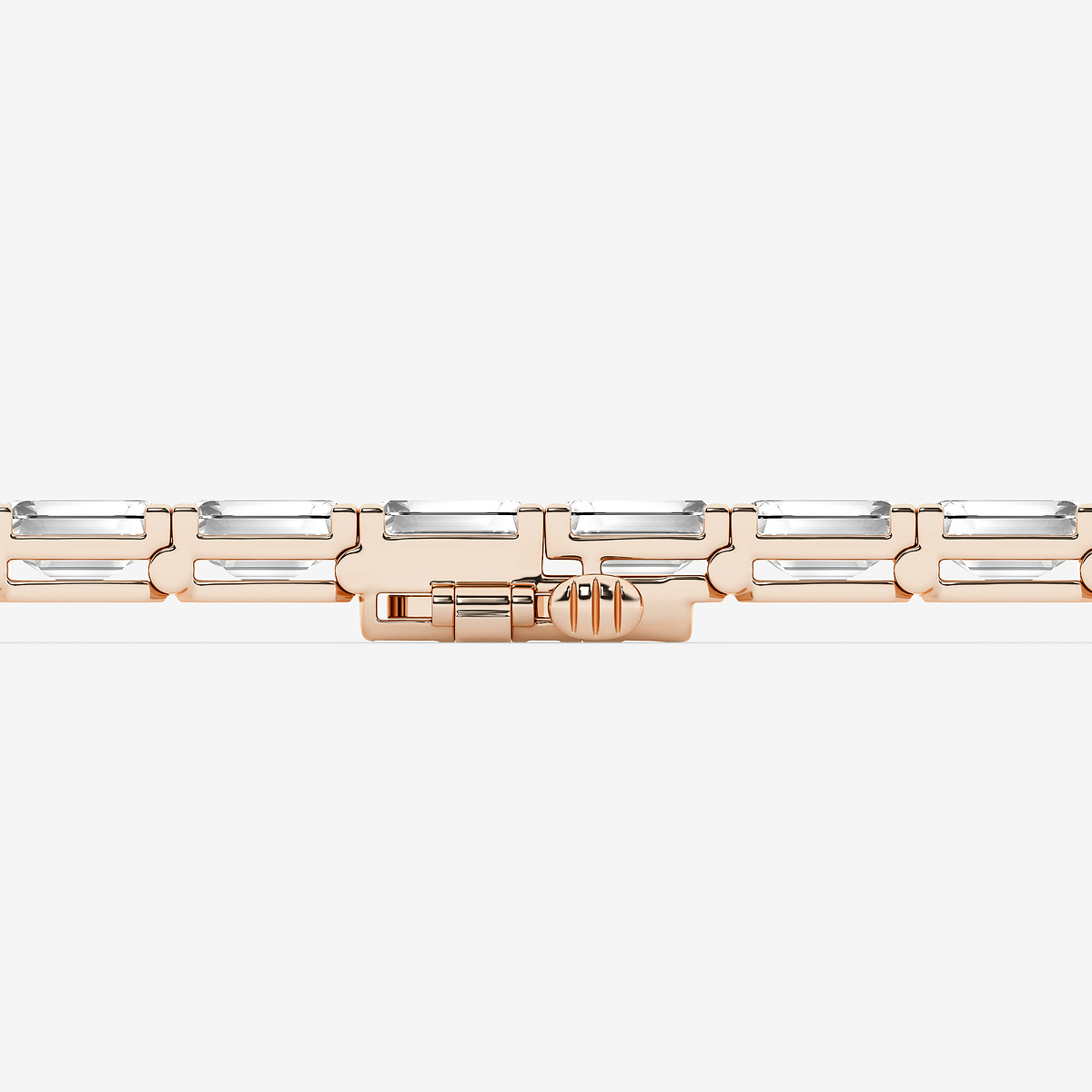 Additional Image 2 for  15 ctw Emerald Lab Grown Diamond East-West Tennis Bracelet - 7 Inches