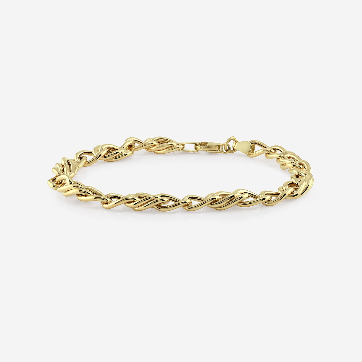 Plain Gold Wheat link Bracelet