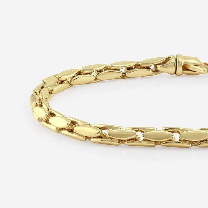 Plain Gold Chain Bracelet