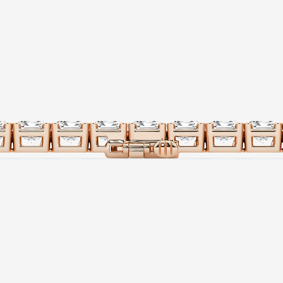 Additional Image 2 for  30 ctw Emerald Lab Grown Diamond Tennis Bracelet - 8 Inches