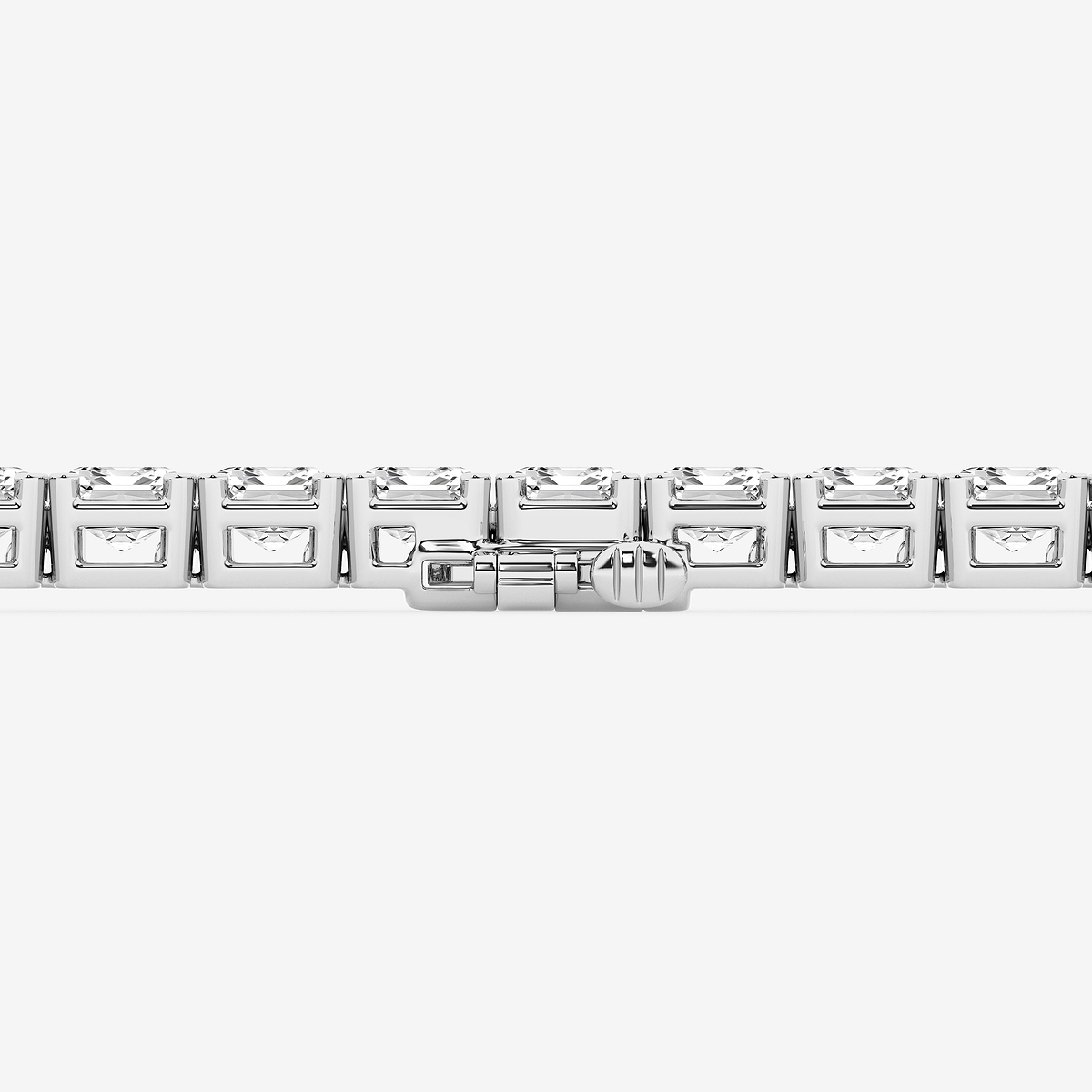 Additional Image 2 for  30 ctw Emerald Lab Grown Diamond Tennis Bracelet - 8 Inches