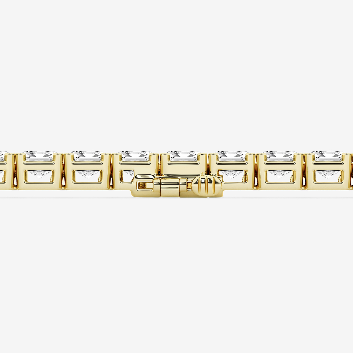 Additional Image 2 for  30 ctw Emerald Lab Grown Diamond Tennis Bracelet - 8 Inches