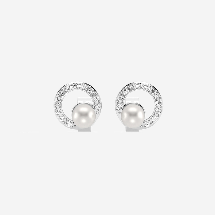Pearl Circle Drops