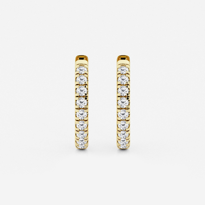 French Pave Hoops