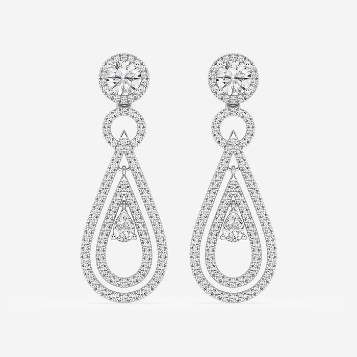 Pear  Earring Jackets