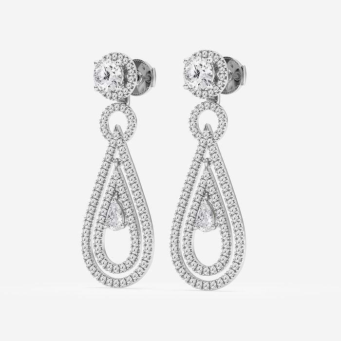 Pear  Earring Jackets