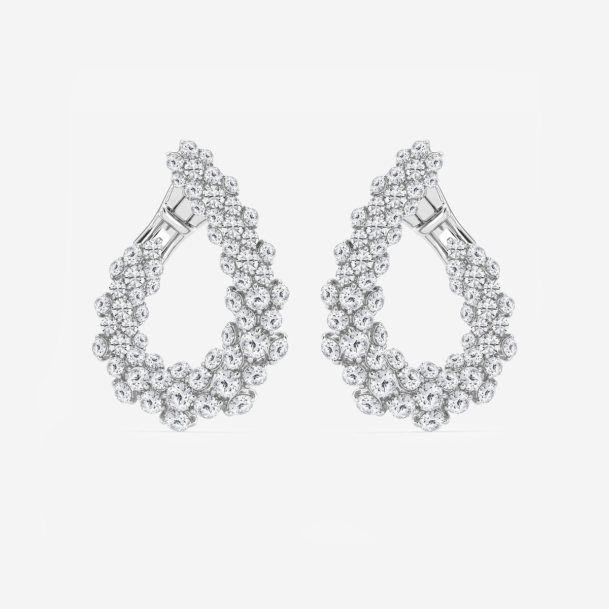 2 7/8 ctw Round Lab Grown Diamond Earrings