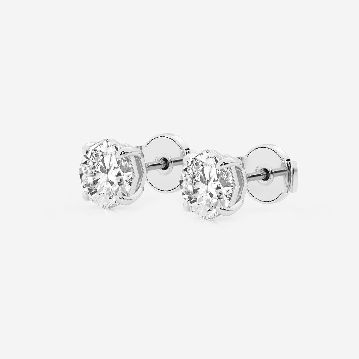 Additional Image 1 for  2 ctw Muse Octagon Cut Stud Earrings