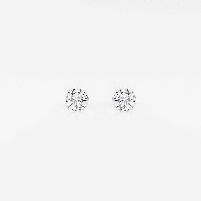 Four Prong Classic Round Stud Earrings