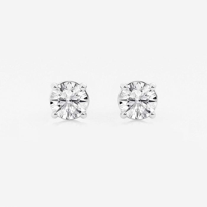 Four Prong Classic Round Stud Earrings