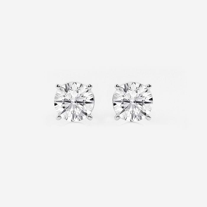 Four Prong Classic Round Stud Earrings