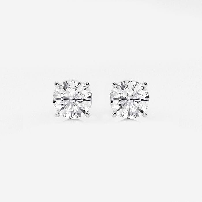Four Prong Classic Round Stud Earrings